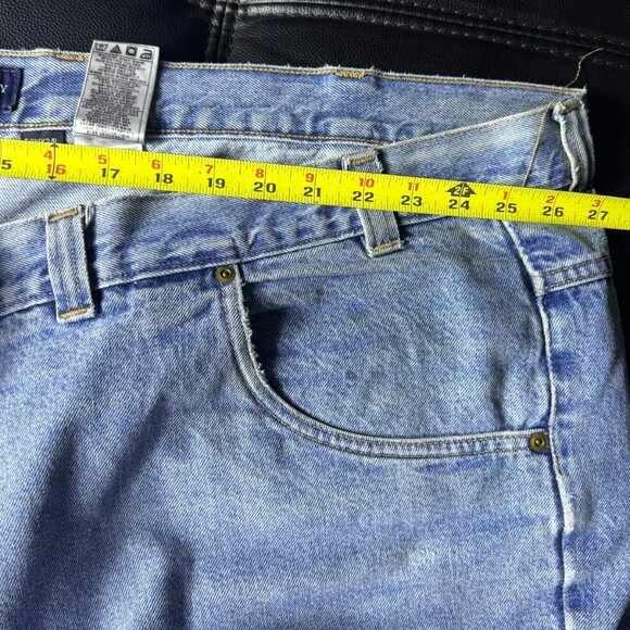 Harbor Bay Men’s Relaxed Jeans 56x30 Medium Wash Cotton Denim - Picture 13 of 13